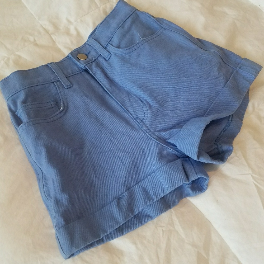 American Apparel Light Blue Shorts